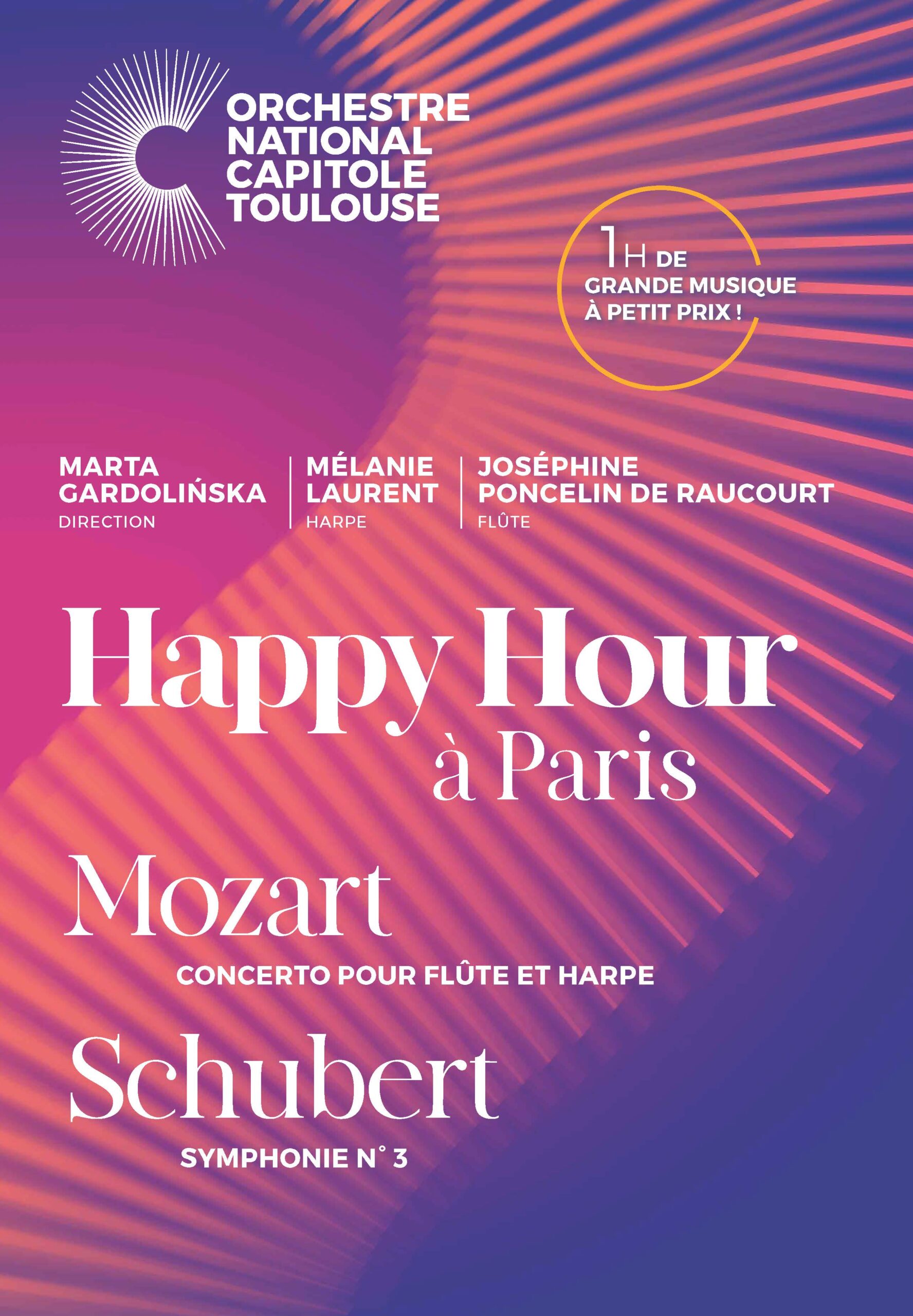 Programme concert Happy Hour 22 janvier 2022